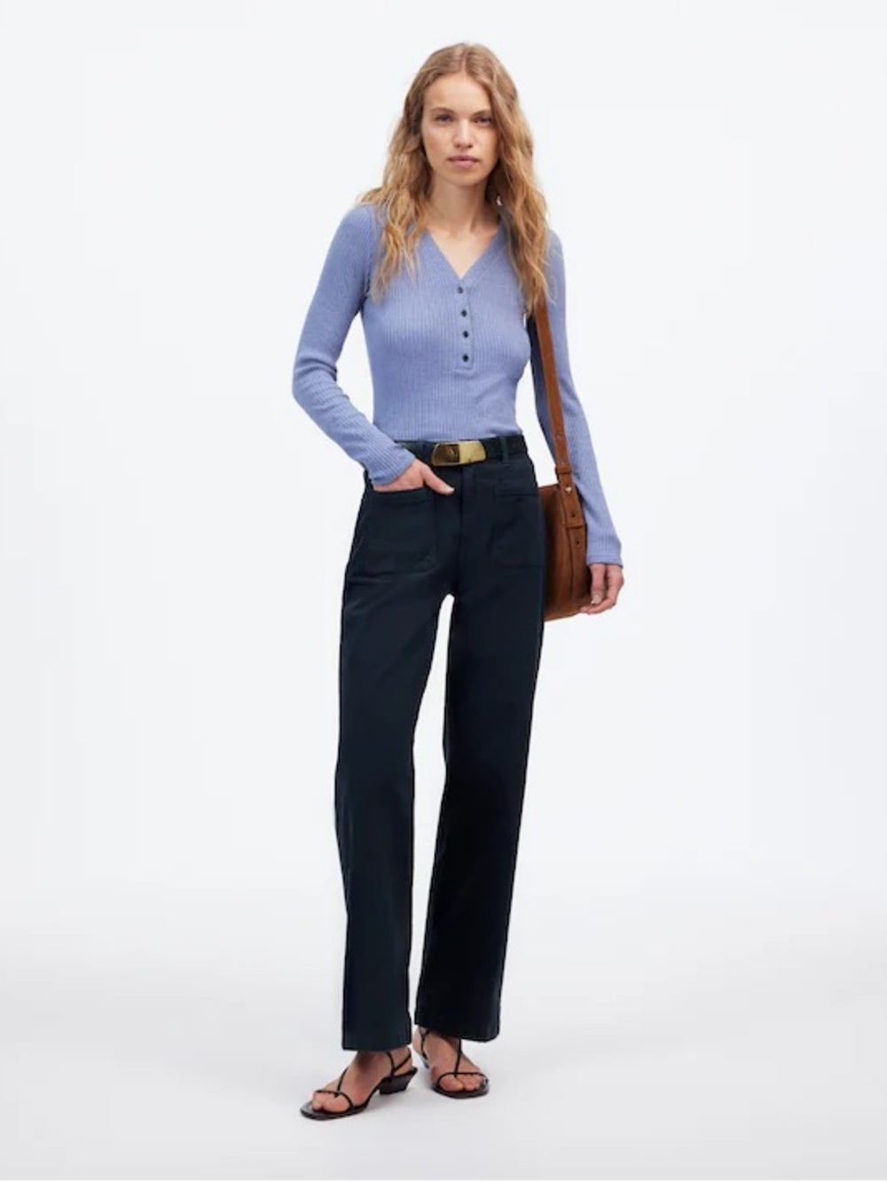 madewell emmett wide leg pant
